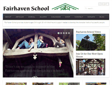 Tablet Screenshot of fairhavenschool.com